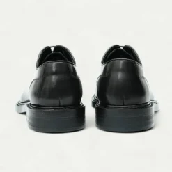 Men's Premium Cowhide Leather Oxford Shoes - Formal Business Dress Footwear with Hand-Stitched Detailing, Ideal for Weddings, Office and Formal Events