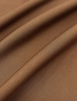 Men's Prom Party Suits Brown Fashion Formal Solid Colored Standard Fit 2 Piece Double Breasted Six-buttons