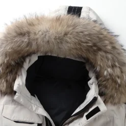 Men's Puffer Jacket Hoodie Jacket Hiking Down Jacket Duckdown Winter Outdoor Thermal Warm Waterproof Windproof Warm Outerwear Windbreaker Trench Coat Full Length Hidden Zipper Skiing Fishing Climbing