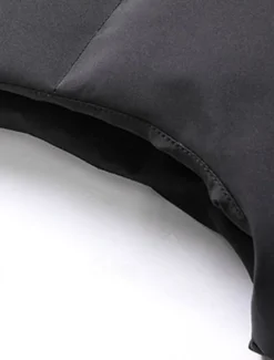 Men's Puffer Vest Daily Casual Fall & Winter Pocket Polyester Comfortable Plain Zipper Stand Collar Black Pink Blue Khaki Vest