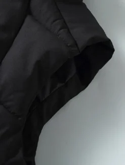 Men's Puffer Vest Daily Casual Spring & Fall Pocket Polyester Comfortable Solid Color Pullover Regular Fit Black Gray Vest