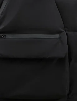 Men's Puffer Vest Daily Casual Spring & Fall Pocket Polyester Comfortable Solid Color Pullover Regular Fit Black Gray Vest