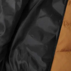 Men's Puffer Vest Daily Wear Vacation Going out Fashion Basic Spring & Fall Zipper Polyester Comfortable Plain Zipper Stand Collar Regular Fit Dark Yellow Deep Green Wine Black Vest