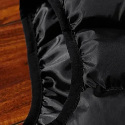 Men's Puffer Vest Daily Wear Vacation Going out Fashion Basic Spring & Fall Zipper Polyester Comfortable Plain Zipper Stand Collar Regular Fit Dark Yellow Deep Green Wine Black Vest