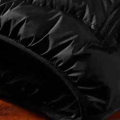 Men's Puffer Vest Daily Wear Vacation Going out Fashion Basic Spring & Fall Zipper Polyester Comfortable Plain Zipper Stand Collar Regular Fit Dark Yellow Deep Green Wine Black Vest