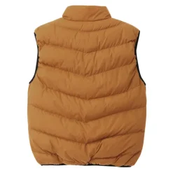 Men's Puffer Vest Daily Wear Vacation Going out Fashion Basic Spring & Fall Zipper Polyester Comfortable Plain Zipper Stand Collar Regular Fit Dark Yellow Deep Green Wine Black Vest