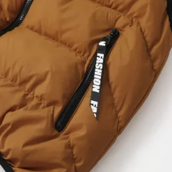 Men's Puffer Vest Daily Wear Vacation Going out Fashion Basic Spring & Fall Zipper Polyester Comfortable Plain Zipper Stand Collar Regular Fit Dark Yellow Deep Green Wine Black Vest