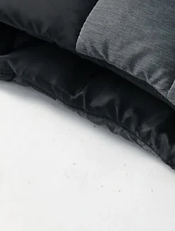 Men's Puffer Vest Gilet Quilted Vest Daily Date Vacation Fashion Casual Fall & Winter Zipper Pocket Polyester Warm Comfortable Color Block Zipper Stand Collar Regular Fit Orange Light Grey Dark Gray