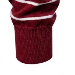 Men's Pullover Sweater Jumper Ribbed Knit Regular Tops Color Block Striped Crew Neck Knitwear Daily Outdoor Vacation Clothing Apparel Spring Fall Wine Navy Blue S M L