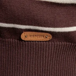 Men's Pullover Sweater Jumper Ribbed Knit Regular Tops Color Block Striped Crew Neck Knitwear Daily Outdoor Vacation Clothing Apparel Spring Fall Wine Navy Blue S M L