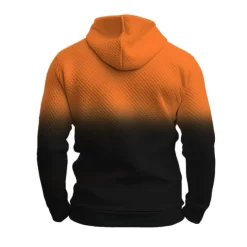 Men's Pumpkin Graphic Prints Hoodie Hoodies Waffle Hoodie Daily Classic Long Sleeve Hooded Halloween Holiday Going out Black Yellow Print Spring & Fall Designer