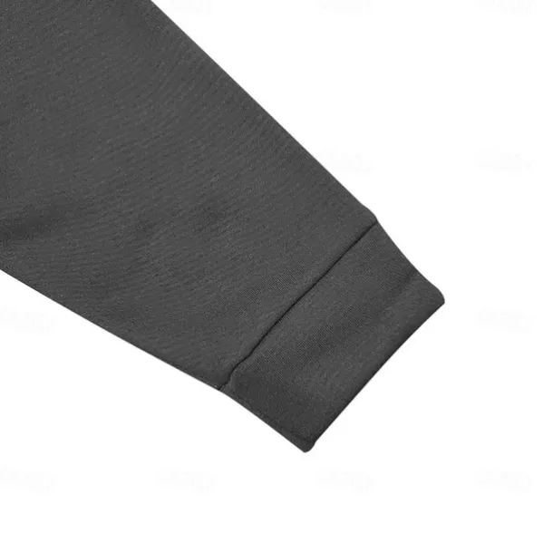 Men's Quarter Zip Sweatshirt Raglan Hoodie Tactical Hoodie Black Army Green Navy Blue Dark Gray Hooded Half Zip Color Block Patchwork Pocket Quarter Zip Work Sports & Outdoor Casual Streetwear Basic