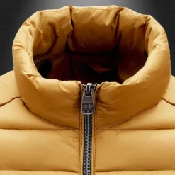 Men's Quilted Jacket Puffer Jacket Puffer Winter Jacket Winter Outdoor Insulated Packable Lightweight Outerwear Lightweight Puffer Jacket Puffy Coat Full Zip Fishing Climbing Camping / Hiking / Caving