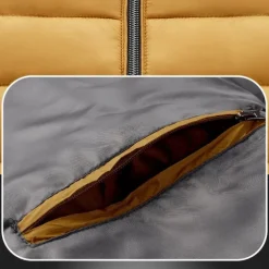 Men's Quilted Jacket Puffer Jacket Puffer Winter Jacket Winter Outdoor Insulated Packable Lightweight Outerwear Lightweight Puffer Jacket Puffy Coat Full Zip Fishing Climbing Camping / Hiking / Caving