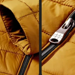 Men's Quilted Jacket Puffer Jacket Puffer Winter Jacket Winter Outdoor Insulated Packable Lightweight Outerwear Lightweight Puffer Jacket Puffy Coat Full Zip Fishing Climbing Camping / Hiking / Caving