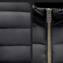 Men's Quilted Jacket Puffer Jacket Puffer Winter Jacket Winter Outdoor Insulated Packable Lightweight Outerwear Lightweight Puffer Jacket Puffy Coat Full Zip Fishing Climbing Camping / Hiking / Caving