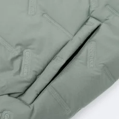 Men's Quilted Vest Daily Casual Fall & Winter Pocket Polyester Comfortable Solid Color Zipper Stand Collar Regular Fit Black Red Green Beige Vest