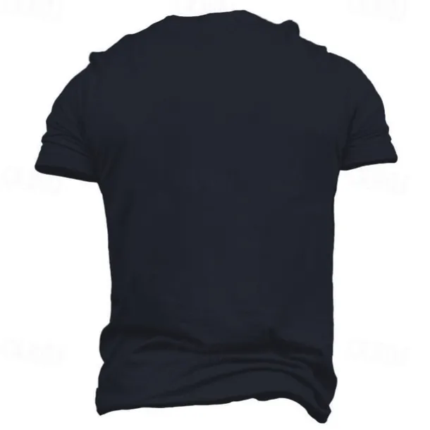 Men's Quotes & Sayings Cross Jesus Letter Print T Shirt Tee Top 100% Cotton Short Sleeve Graphic Shirt Black 1 Black Navy Blue Comfortable Tee Street Sports Outdoor Fashion Designer Clothing