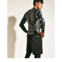 Men's Rash Guard Swim Shirt UPF50+ Quick Dry Lightweight Long Sleeve Sun Shirt Bathing Suit Swimming Surfing Beach Water Sports Patchwork Spring Summer