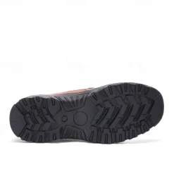 Men's Red-Brown Lace-Up Shoes with Cushioned Memory Foam Soles - Stylish and Supportive for Business Casual Outfits and Weekend Getaways