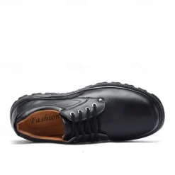 Men's Red-Brown Lace-Up Shoes with Cushioned Memory Foam Soles - Stylish and Supportive for Business Casual Outfits and Weekend Getaways