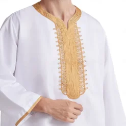 Men's Robe Thobe / Jubba Religious Saudi Arabic Arabian Muslim Ramadan Adults Leotard / Onesie