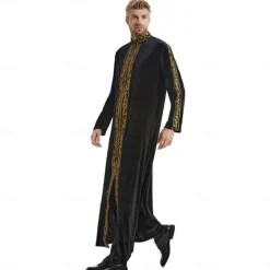 Men's Robe Thobe / Jubba Religious Saudi Arabic Arabian Muslim Ramadan Adults Leotard / Onesie