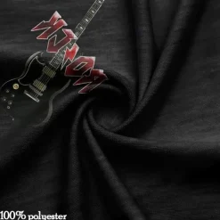 Men's Rock Guitar T shirt Tee Short Sleeve T shirt 3D Print Lace Up Neck Shirt Casual Daily Black Spring & Summer Clothing Apparel S M L XL XXL 3XL