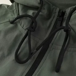 Men's Running Jacket Zipper Pocket Long Sleeve Hoodie Casual Athleisure Fall Windproof Breathable Gym Workout Running Walking Sportswear Activewear Solid Colored Black Green