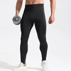 Men's Running Pants Compression Tights Leggings Pocket Elastic Waistband Leggings Outdoor Sports & Outdoor Athletic Fall Quick Dry Lightweight Soft Marathon Running Workout Tailored Fit Sportswear