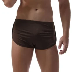 Men's Running Shorts Athletic Shorts Bottoms Athletic Athleisure Ice Silk Breathable Soft Quick Dry Fitness Gym Workout Marathon Sportswear Activewear Solid Colored Black White Red