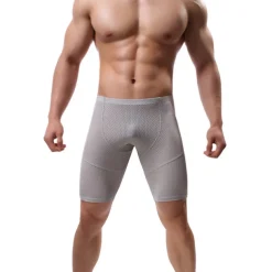 Men's Running Shorts Base Layer Mesh Bottoms Athletic Athleisure Ice Silk Breathable Quick Dry Moisture Wicking Fitness Gym Workout Running Sportswear Activewear Solid Colored Purple Army Green Sky