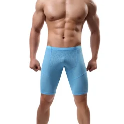 Men's Running Shorts Base Layer Mesh Bottoms Athletic Athleisure Ice Silk Breathable Quick Dry Moisture Wicking Fitness Gym Workout Running Sportswear Activewear Solid Colored Purple Army Green Sky