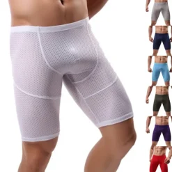 Men's Running Shorts Base Layer Mesh Bottoms Athletic Athleisure Ice Silk Breathable Quick Dry Moisture Wicking Fitness Gym Workout Running Sportswear Activewear Solid Colored Purple Army Green Sky