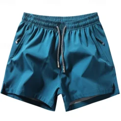 Men's Running Shorts Gym Shorts Sweat Shorts Pocket Drawstring Elastic Waistband Shorts Outdoor Sports & Outdoor Athletic Quick Dry Lightweight Soft Marathon Running Workout Tailored Fit Sportswear