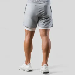 Men's Running Shorts Gym Shorts Sweat Shorts Pocket Drawstring 2 in 1 Elastic Waistband Shorts Outdoor Sports & Outdoor Athletic Quick Dry Lightweight Soft Marathon Running Workout Tailored Fit