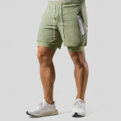 Men's Running Shorts Gym Shorts Sweat Shorts Pocket Drawstring 2 in 1 Elastic Waistband Shorts Outdoor Sports & Outdoor Athletic Quick Dry Lightweight Soft Marathon Running Workout Tailored Fit