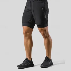 Men's Running Shorts Gym Shorts Sweat Shorts Pocket Drawstring 2 in 1 Elastic Waistband Shorts Outdoor Sports & Outdoor Athletic Quick Dry Lightweight Soft Marathon Running Workout Tailored Fit