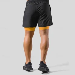 Men's Running Shorts Gym Shorts Sweat Shorts Pocket Drawstring 2 in 1 Elastic Waistband Shorts Outdoor Sports & Outdoor Athletic Quick Dry Lightweight Soft Marathon Running Workout Tailored Fit