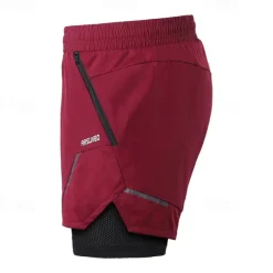 Men's Running Shorts Gym Shorts Sweat Shorts Pocket Elastic Waistband Shorts Outdoor Sports & Outdoor Athletic Quick Dry Lightweight Soft Marathon Running Workout Tailored Fit Sportswear Activewear