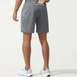 Men's Running Shorts Gym Shorts Sweat Shorts Pocket 2 in 1 Elastic Waistband Shorts Outdoor Sports & Outdoor Athletic Quick Dry Lightweight Soft Marathon Running Workout Tailored Fit Sportswear