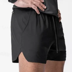 Men's Running Shorts Gym Shorts Sweat Shorts Pocket Drawstring Elastic Waistband With Compression Liner Shorts Outdoor Sports & Outdoor Athletic Quick Dry Lightweight Soft Marathon Running Workout