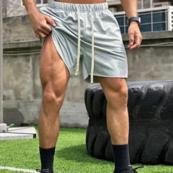 Men's Running Shorts Gym Shorts Sweat Shorts Pocket Elastic Waistband Shorts Outdoor Sports & Outdoor Athletic Quick Dry Lightweight Soft Marathon Running Workout Tailored Fit Sportswear Activewear