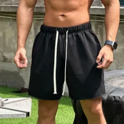 Men's Running Shorts Gym Shorts Sweat Shorts Pocket Elastic Waistband Shorts Outdoor Sports & Outdoor Athletic Quick Dry Lightweight Soft Marathon Running Workout Tailored Fit Sportswear Activewear