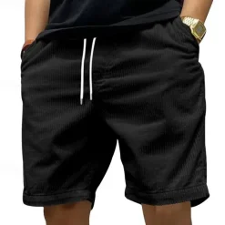 Men's Running Shorts Gym Shorts Sweat Shorts Pocket Elastic Waistband Shorts Outdoor Sports & Outdoor Athletic Corduroy Quick Dry Lightweight Soft Marathon Running Workout Tailored Fit Sportswear