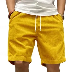 Men's Running Shorts Gym Shorts Sweat Shorts Pocket Elastic Waistband Shorts Outdoor Sports & Outdoor Athletic Corduroy Quick Dry Lightweight Soft Marathon Running Workout Tailored Fit Sportswear