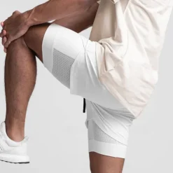 Men's Running Shorts Gym Shorts Sweat Shorts Pocket Drawstring 2 in 1 Elastic Waistband Shorts Outdoor Sports & Outdoor Athletic Breathable Quick Dry Lightweight Soft Marathon Running Workout