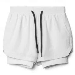 Men's Running Shorts Gym Shorts Sweat Shorts Pocket Drawstring 2 in 1 Elastic Waistband Shorts Outdoor Sports & Outdoor Athletic Breathable Quick Dry Lightweight Soft Marathon Running Workout