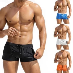 Men's Running Shorts Gym Shorts Sweat Shorts Drawstring Pocket Elastic Waistband Shorts Outdoor Sports & Outdoor Athletic Quick Dry Lightweight Soft Marathon Workout Walking Tailored Fit Sportswear