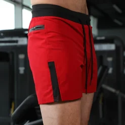 Men's Running Shorts Gym Shorts Sweat Shorts Zipper Pocket Elastic Waistband Shorts Outdoor Sports & Outdoor Athletic Quick Dry Lightweight Soft Marathon Running Workout Tailored Fit Sportswear